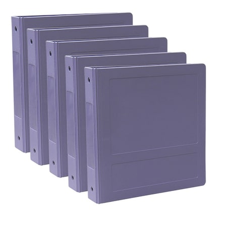 Omnimed 1 Inch Side Open 3 Ring Binder In Lilac, PK5 205002-LI5